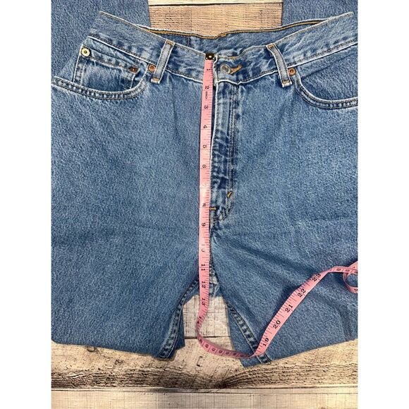 Vintage Levi’s 550 High Rise Red Tab Tapered Leg Relaxed Fit Mom Jeans Size 10L - Picture 4 of 7